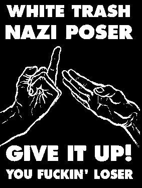 nazi fuck off
