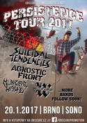 Persistence Tour - Suicidal Tendencies, Agnostic Front a spol. v Brn